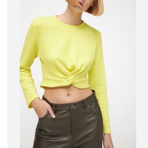 🆕️ Zara Ruched Textured Top